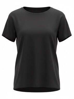 And Away Womens Black Crewneck T-Shirt Large Modal Blend